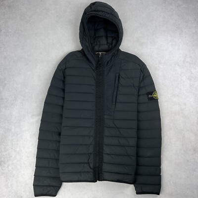 Stone Island Daunen Puffer Jacke Schwarz Mantel 2636