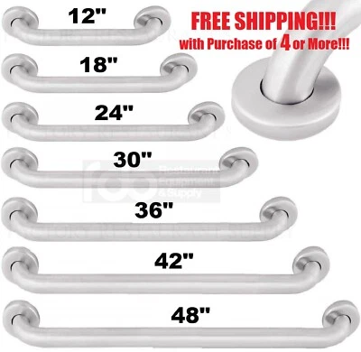 REGENCY COMMERCIAL Grab Bar Stainless Steel Bath Bathroom Safety Handicap Hand Wall Rail