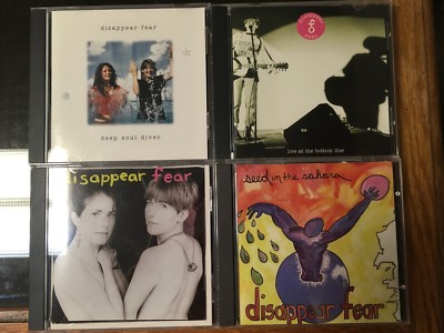Disappear Fear CD x 4 Live At The Bottom Line Deep Soul Diver Seed In Sahara S/T