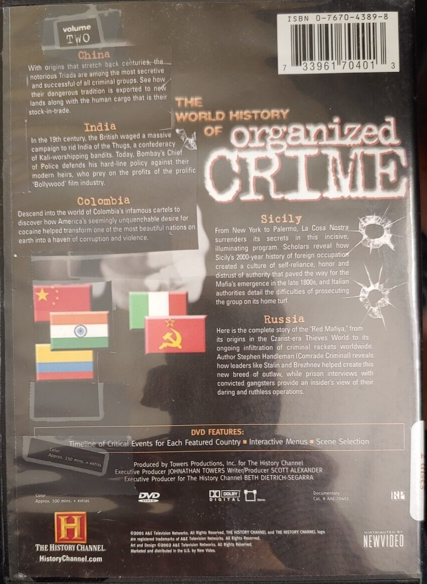 The World History Of Organized Crime Vol 1 & 2 (DVD) Ex Library | eBay