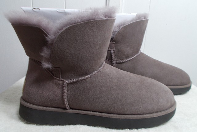 ugg classic cuff mini stormy grey