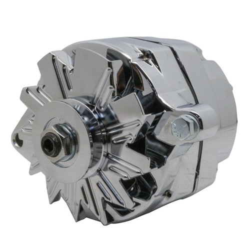 Alternator Ford 1966-91 V6 V8 Chromed 110 Amp 1 Wire Built in Regulator - 第 1/3 張圖片