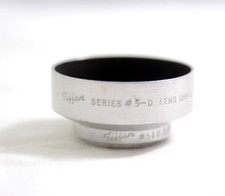 VINTAGE TIFFEN SERIES 5-D LENS CAMERA SHADE WITH 510 SERIES 5 ADAPTER RING