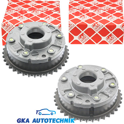 2 FEBI Nockenwellenversteller EIN+AUSLASS für BMW 1er 3er 5er N43 N45 N46 N53