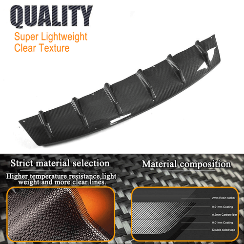 Alerón delantero de carbono para Maserati Levante M161 16-17 - Imagen 7 de 11