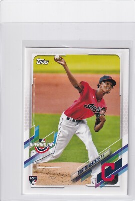 2021 TOPPS OPENING DAY RC TRISTON MCKENZIE INDIANS (QTY AVAILABLE) B6456