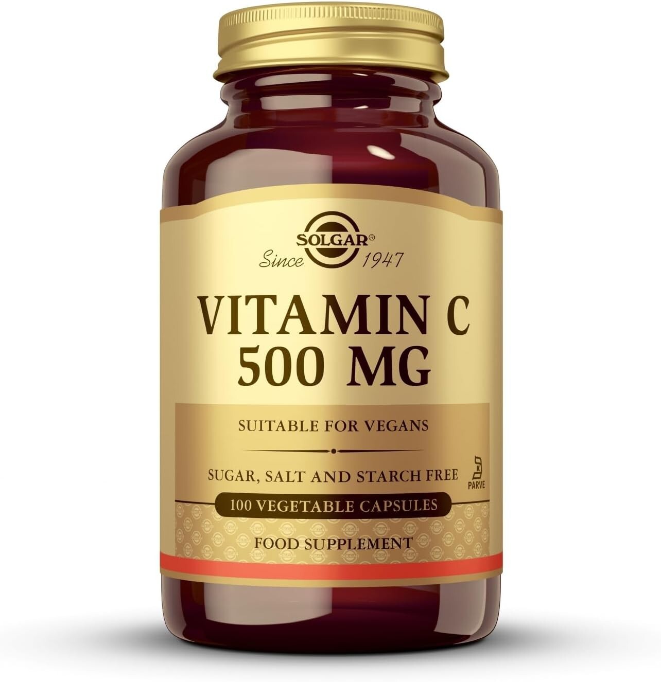 Solgar Vitamin C 500mg 100 Vegetable Capsules