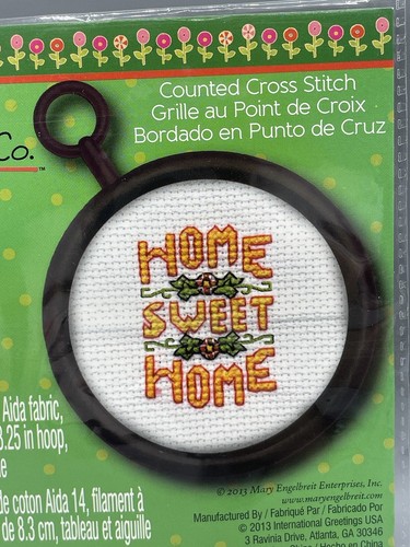 Studio18 Mary Co Engelbreit Kit Punto Croce Contato Casa Dolce Casa con Telaio - Foto 4 di 7