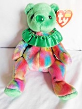 TY Beanie Birthday Baby - 2001 May Emerald Bear