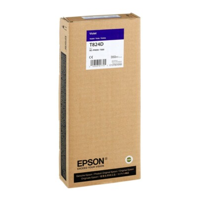 Original Epson T824D violet SureColor SC-P6000 P7000 P8000 P9000 DATUM 05/2020