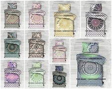 10 PC Wholesale Lot Cotton Twin Blanket Set Bohemian Ombre Mandala Duvet Cover
