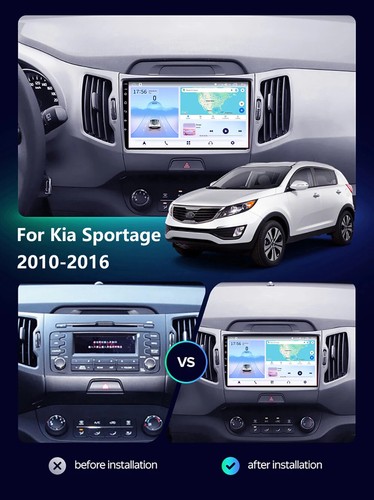 For Kia Sportage 3 4 SL 2010-2016 Car Radio Android CarPlay GPS Player Screen - Picture 11 of 24