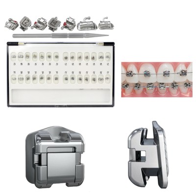 Dental Ormco Damon Q Orthodontic Brackets Self Ligating Metal Braces MBT 022 345