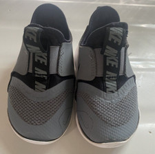 Nike Flex Runner Toddler Unisex Gray/Black Slip On Running Athletic Sneaker-5C