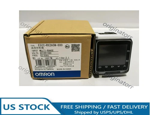 NEW Omron Temperature Controller E5CC-RX2ASM-800 100-240 VAC US Free TAX