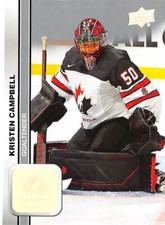 2023-24 Upper Deck Team Canada Juniors #43 Kristen Campbell WWC