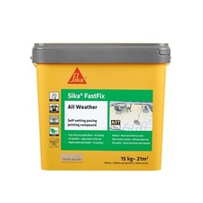 Sika Fast Fix All Weather | Self Setting Jointing Compound | 15kg Dark Buff