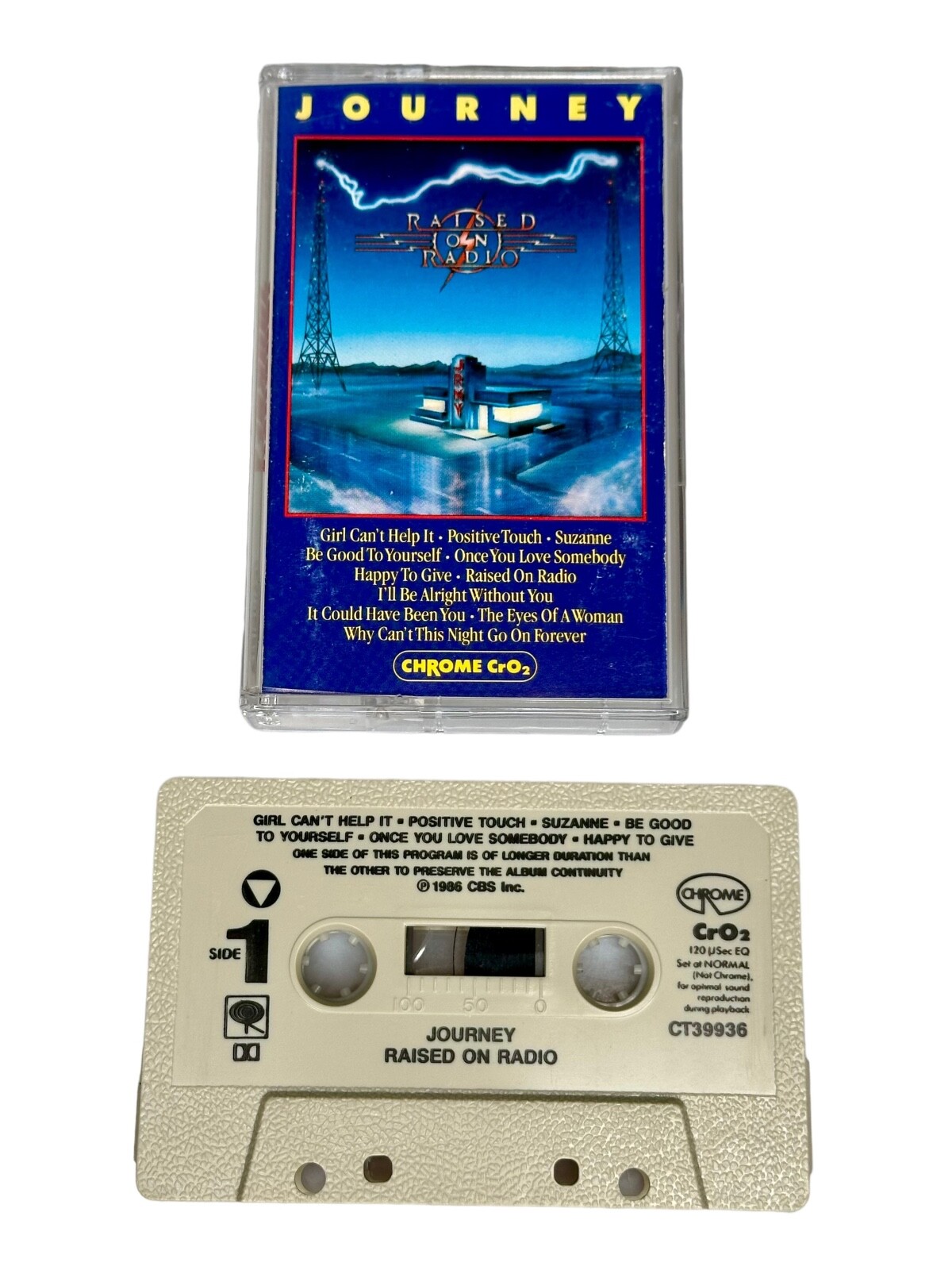 Journey Raised on Radio Cassette Tape 1986 Columbia | eBay