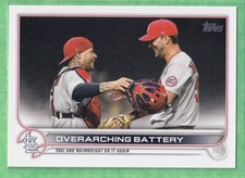2022 Topps Series 2 #473 Checklist Overarching Battery (Molina and Wainwright)