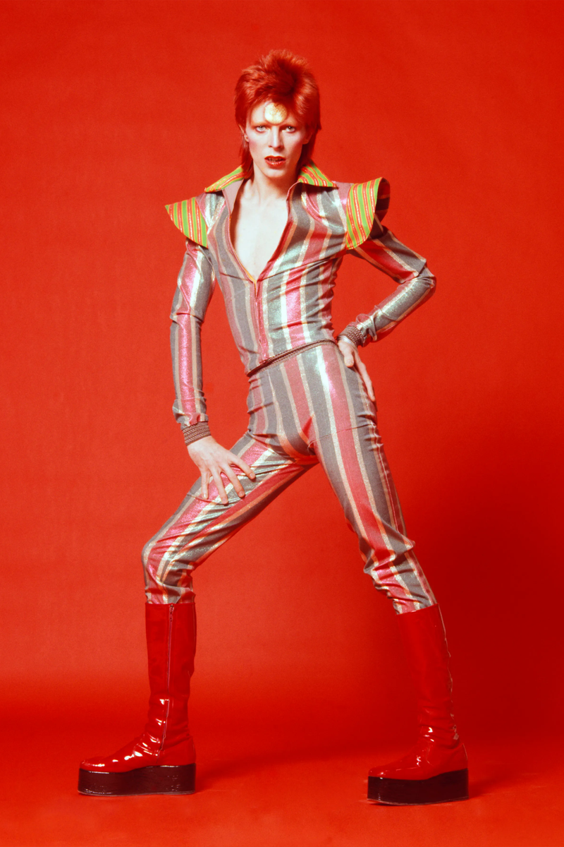 David Bowie Ziggy Stardust Red Poster | eBay