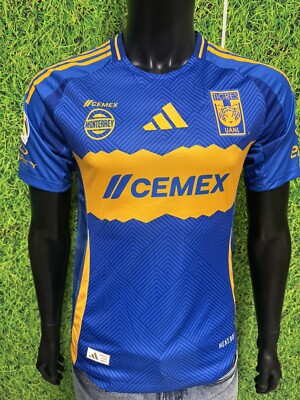 TIGRES UANL ティグレス　オレンジ/ブルー　サッカーシャツ TIGRES UANL ティグレス オレンジ/ブルー サッカーシャツ TIGRES UANL