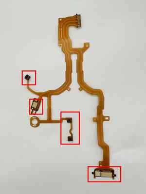 Sony DSC-RX100 DSC-RX100 II Lens Back Flex Cable Camera Replacement