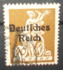 N°875 STAMP DEUTSCHES REICH 1920/23 CANCELED CHECKED  Aus