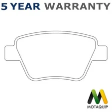 Motaquip Rear Brake Pads Set Fits Octavia Yeti Superb Touran Caddy Golf Beetle