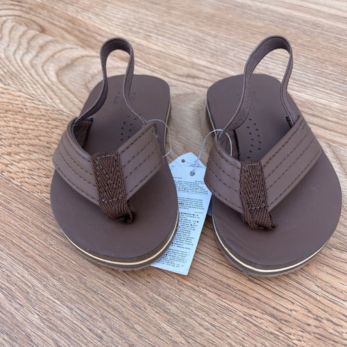Baby Gap Infant Boy's Sandals Flip Flops Size 5 Brown NEW eBay