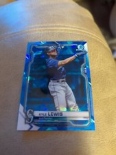 2021 Bowman Chrome Sapphire KYLE LEWIS #71 Seattle Mariners