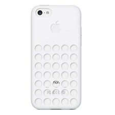 Sealed Authentic Apple Silicone Case for Apple iPhone 5c WHITE MF039ZM/A