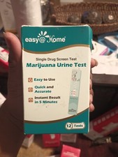 Marijuana THC Single Panel Drug Urine Testing Kit 12 Tests -