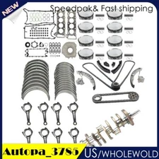 AJ133 Engine Gasket Rebuild Kit & Timing Fits For Jaguar XE XJ Land Rover Range