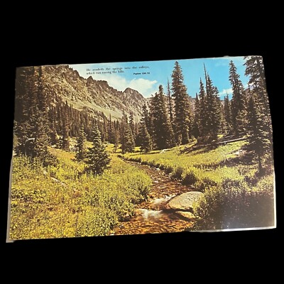 Vtg placemat Large Single #8 Kitchen Photo Scenic Reversable Home Decor