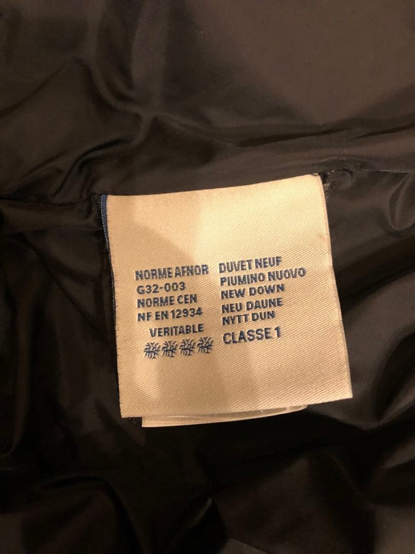 Moncler Good Condition Long Down Coat Black 1 Women's Beaver Fur image 7