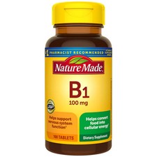 Vitamin B-1 100 tabs 100 Mg by Nature Made