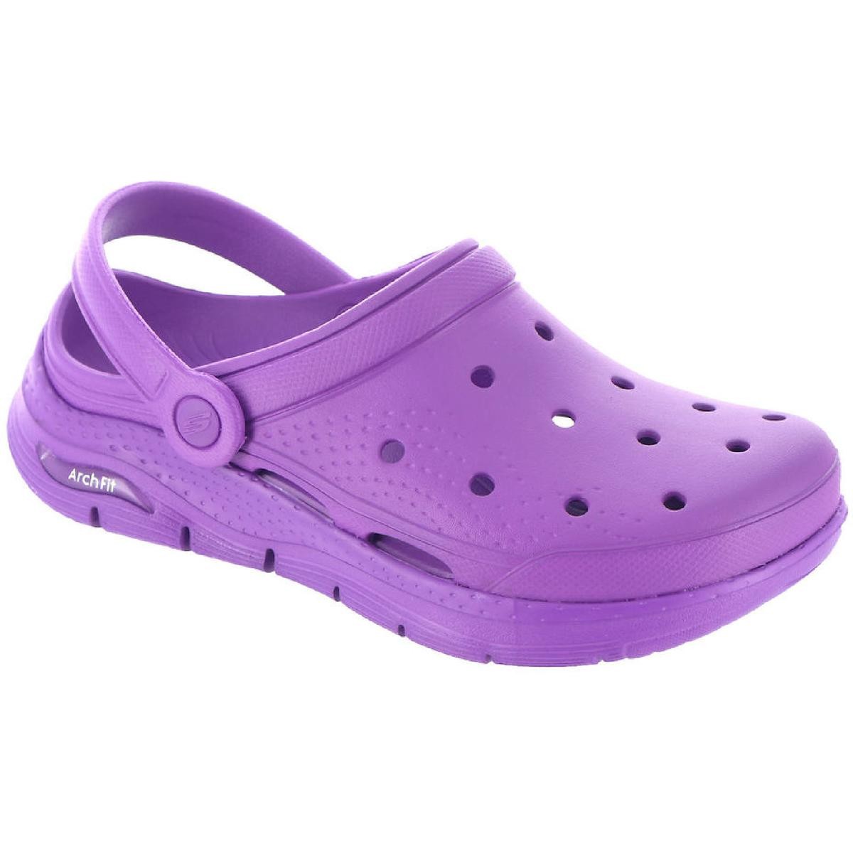 Женские сабо Skechers Arch Fit-Its a Fit фиолетового цвета 8 средних размеров BM BHFO 7350 5290₽