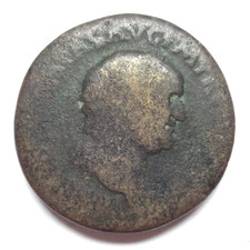 VESPASIAN - SESTERTIUS - ROMAN COIN