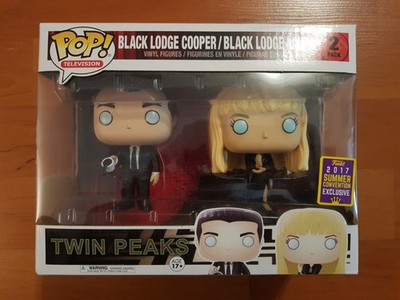 Funko Pop! Twin Peaks 2 pack Black Lodge Cooper / Laura  (2017 Summer Con)