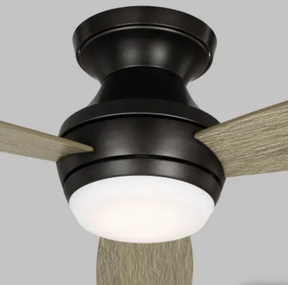 Monte Carlo Ikon 44" 3 Blade LED Ceiling Fan w/Remote 3IKR44AGPD, Aged Pewter - Image 3 of 3