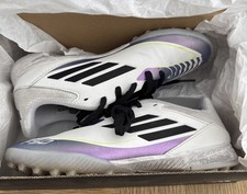 adidas F50 League TF J Messi Kids Indoor Soccer Cleats Size 3 Youth IE9082 White