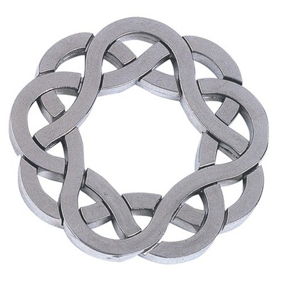 University Games Hanayama Cast Metal Brainteaser Puzzles - Coaster Puzzle (Level