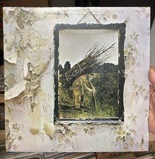 Led Zeppelin  IV  Vinyl 1971 Atlantic SD 19129  EX/VG  Pecko Duck
