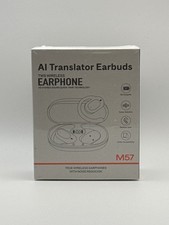 TWS M57 AI Translator Bluetooth Earbuds Noise...