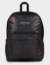 JANSPORT SuperBreak Plus FX Backpack Oil Slick Black New With Tags