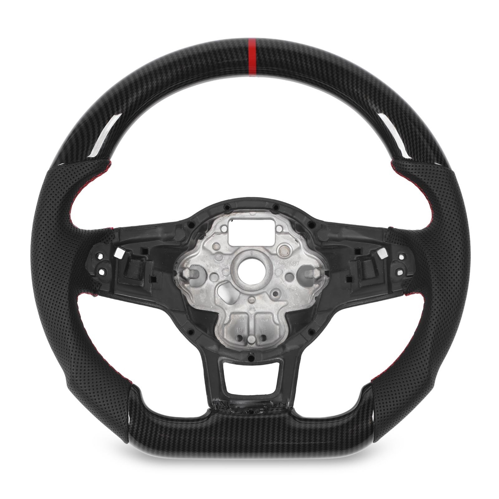 Car Hydro‑Dip Steering Wheel Perforated Leather Steering Wheel for GLI R GTD MQB