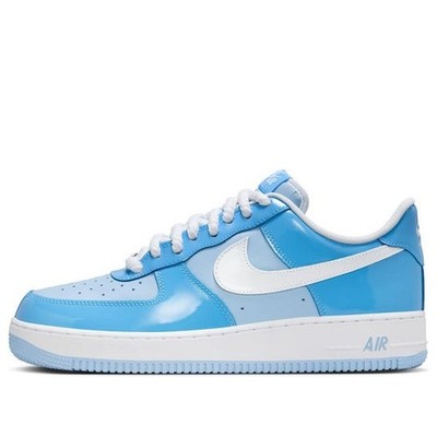 Men's Size 13 Nike Air Force 1 '07 LV8 Psychic Blue Patent
