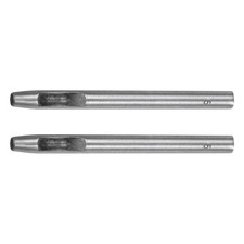 2 Pcs 5mm Hollow Punch Leather Cutting Single Punch Tool Round Hole Carbon Steel