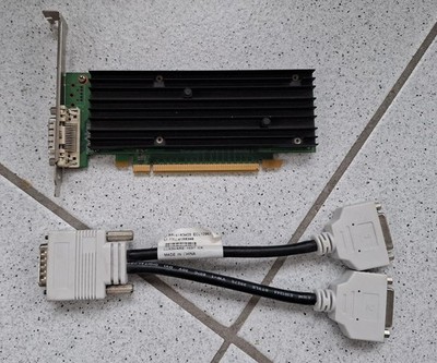 Nvidia Quadro NVS 290 | GPU - PCIe 1.0 x 16 - inkl. DMS-59 zu 2 x DVI Adapter
