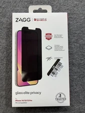 NEW ZAGG InvisibleShield Glass Elite Privacy 360 Apple iPhone 14 / 13 / 13 Pro